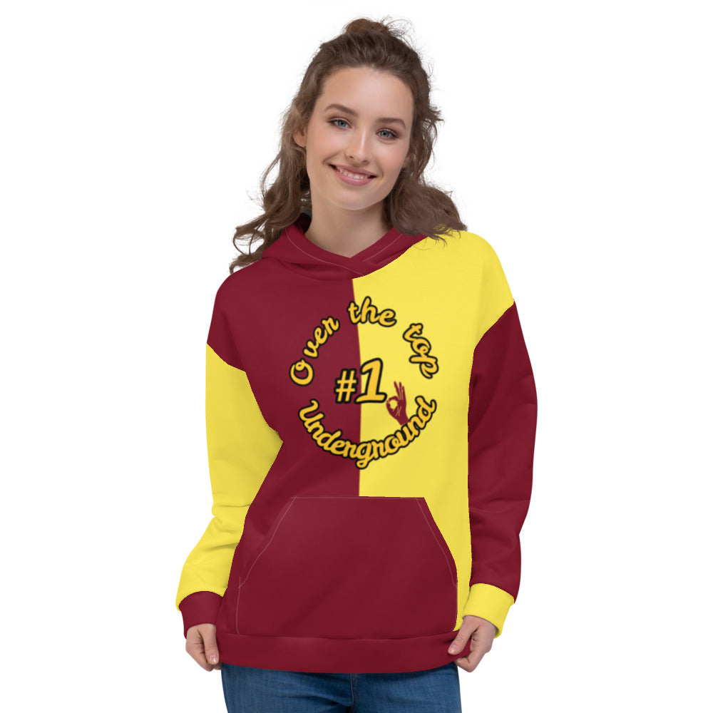 WOMEN Unisex Hoodie over-the-top-undergrond #1